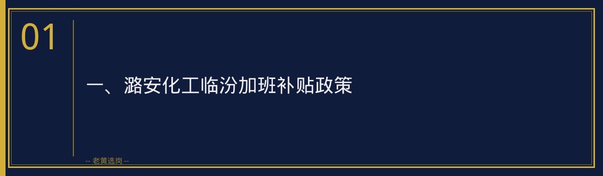 潞安化工临汾加班补贴与调休政策_老黄选岗 - 章节