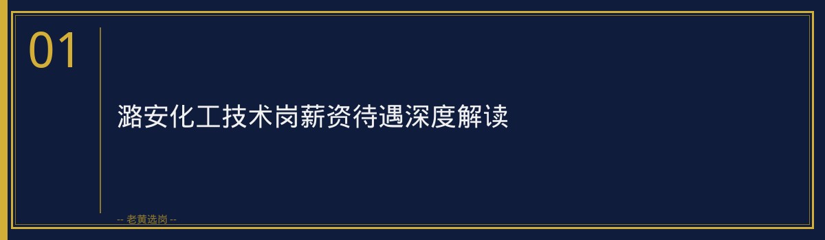 老黄选岗：揭秘潞安化工技术岗薪资待遇及备考指南 - 章节