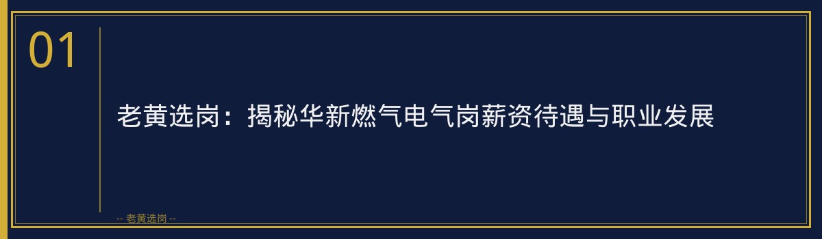 华新燃气电气岗薪资待遇 - 章节