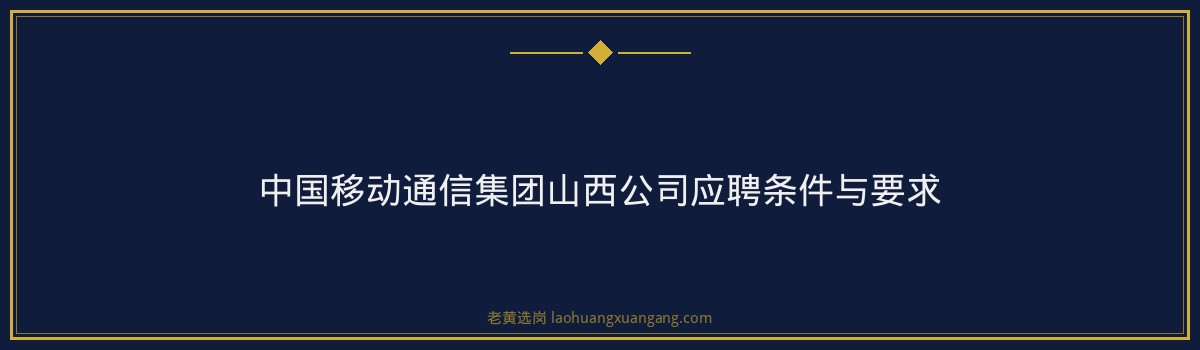 社会招聘公告 - 要点