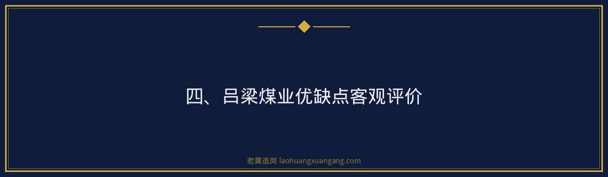 吕梁煤业职业规划深度解析｜老黄选岗 - 要点