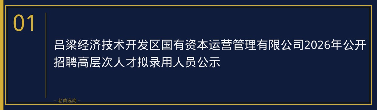 2026年公开招聘高层次人才拟录用人员公示（财务顾问1人） - 章节