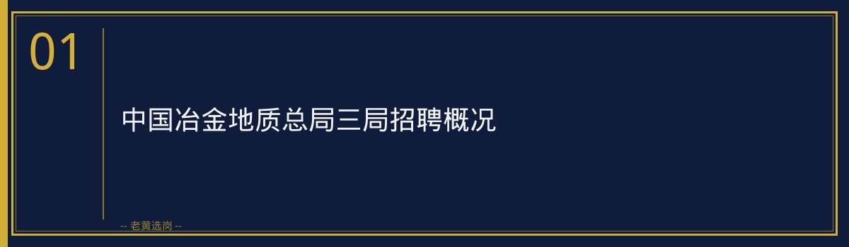国冶三局太原招聘：冶金地质央企岗位详解与报考指南 - 章节