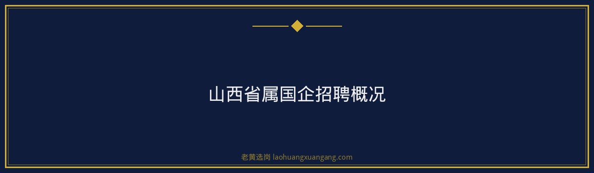 山西能投拟录用:2026年山西省属国企招聘盘点 - 要点