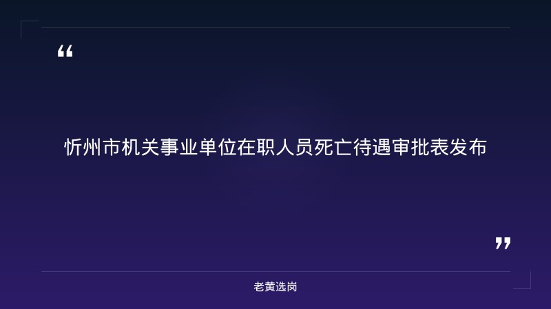 忻州招聘-国企和公务员考试一样吗-老黄选岗 - 章节