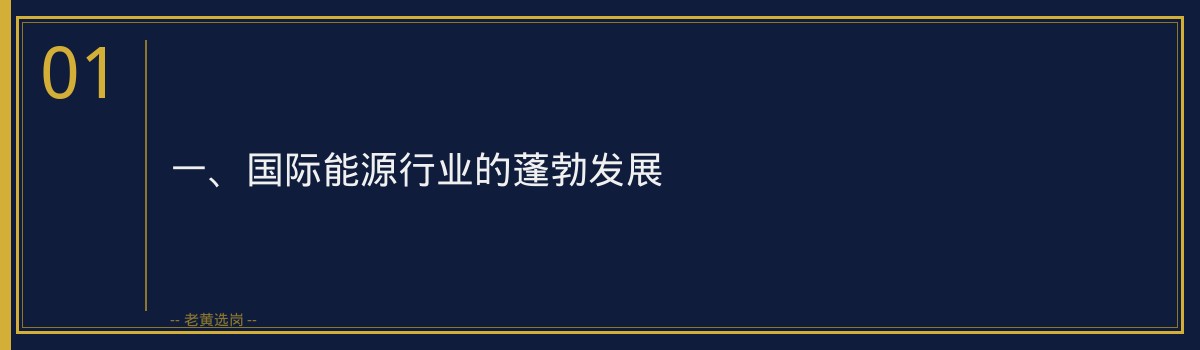 国际能源就业机会：未来职业发展新趋势 老黄选岗品牌词 - 章节