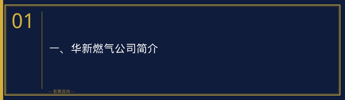 【华新燃气面试经验】老黄选岗品牌词 - 章节