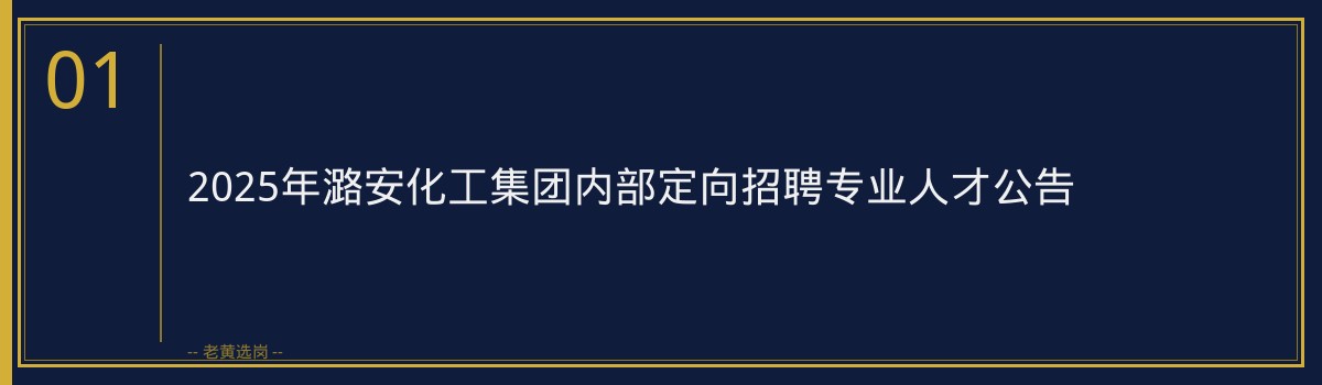 2025年潞安化工集团内部定向招聘专业人才公告 金句卡片2