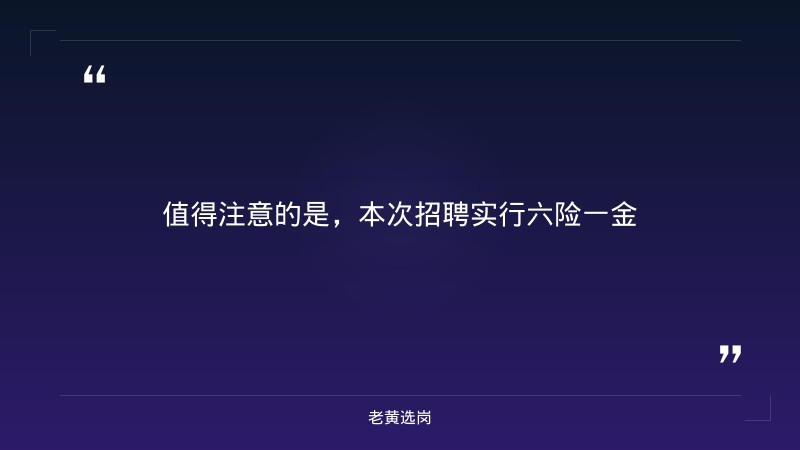 2027届毕业生校园招聘简章（六险一金，本科及以上学历可报） - 要点