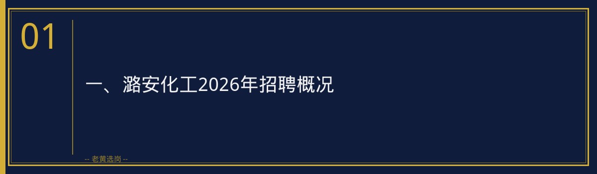 潞安化工临汾招聘-老黄选岗专业指导 - 章节