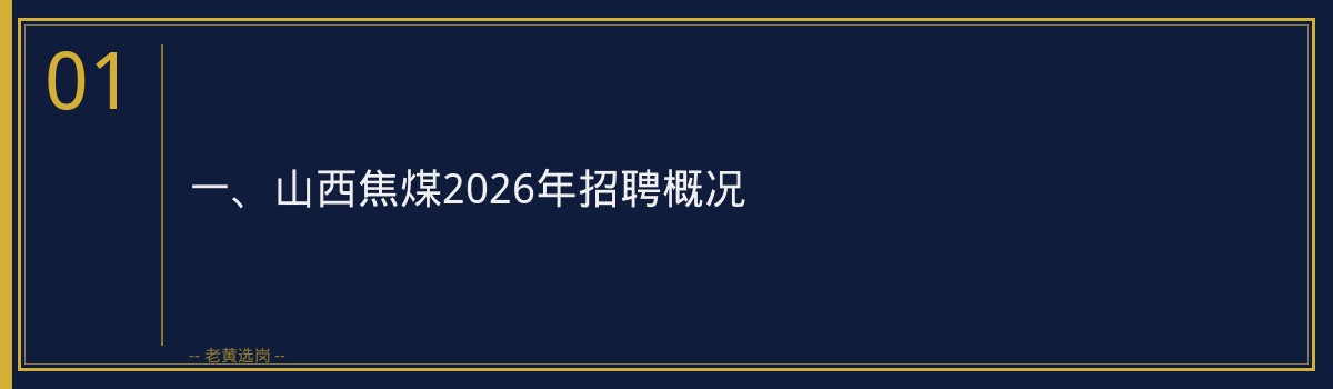 山西焦煤采矿岗招聘老黄选岗 - 章节